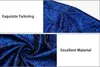 القمصان غير الرسمية للرجال يرتدي ناديًا أزرق من الحرير الأزرق للرجل الأزياء الغنائية الربيع الربيع الخريف الأزهار الطويلة الأزمات القابلة للملابس الذكور