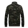 Herrjackor 2023 Hösten herrjacka Lossa kamouflage Techwear Multi Pocket utomhus Stylish Male Coat Militär Taktiska kläder