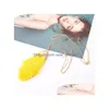 Pendant Necklaces Fashion Jewelry Cotton Thread Tassel Necklace Ladies Long Sweater Drop Delivery Pendants Dhdco