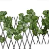 Couronnes De Fleurs Décoratives Guirlande Suspendue Artificielle Résistant Aux Uv Feuilles Vertes Faux Plantes Vignes Pour La Maison Mur Arche Décor Drop De Dhswk