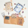 Wallets Cute Leather Women Wallet Hasp Small Pu Plaid Bear Card Holders Fashion Ladies Students Lolita Short Purse