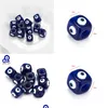 Charms Lucky Blue Evil Eye Resin Square Spacer Beads For Necklace Bracelet Jewelry Making Accessories Ey6108 Drop Delivery Findings Dh9Ld