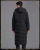 Herr ner långjacka parkas vinter tjocka varma rockar huvtröjor vindbrytare rysslandskläder stor storlek s-3xl 4xl