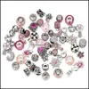 Charms 50pcs Европейская цепочка безопасности бусин подходит для браслетов Pandora. Смешайте цвет 1135 T2 Drop Delivery Guestry Компоненты DHSVH