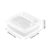 Storage Boxes 2PCS Butter Cheese Slice Box Refrigerator Transparent Food Container With Lid Fruit Vegetable Fresh-keeping Organizer