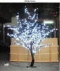 Decorazioni natalizie Lampada da esterno a LED per alberi di fiori di ciliegio artificiali 864 pezzi Lampadine 1,8 m Altezza 110 / 220VAC Decorazioni da giardino fatato