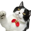 Collars de gato líderes de cuello de joyería de mascotas decorativa lindo campana gato delicado
