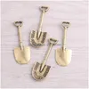 Charms 30st Vintage Shovel Pendant Three Color Fit Armband Halsband Diy Metal Jewelry Making Drop Leverans Fyndkomponenter DHFNM