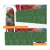 Decorative Flowers Wreaths Fence Artificial Sweet Potato Leaves Outdoor Sn Plastic Palings For Backyard Courtyard Drop Delivery Ho Dhdmu