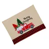 Table Mats Christmas Placemats Protector Adorable Festive Decoration For Party Banquet Wedding