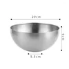Kommen grote capaciteit roestvrij staalkorean soep rijst gouden zilveren salade noedel ramen bowl keuken serviescontainer