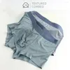 Mutande 1 PZ Cotone Intimo da uomo Boxer Traspirante Uomo Boxer Solido Comodo Pantaloncini di marca Jdren NN071