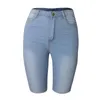 Women's Shorts Summer High Waist Sexy Slim Denim Woman Fashion Tassel Tight Washed Jeans