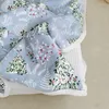 Blankets Christmas Flannel Blanket Cross-border Blue Snowflake Double-sided Composite Velvet Thicken Bed Sheet Office Cover