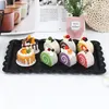 Plates European Style Cake Stand Rectangular Dishes Cupcake Home Party Display Trays Creative Modern Cakes Skilful