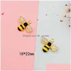 Charms 10 Pcs Belle Strass Abeille Pendentifs En Émail Pour Bijoux À Faire Soi-même Accessoires Trouver Boucle D'oreille Or Couleur Métal Insecte Goutte Livrer Dhhnv