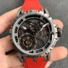Designer Watch BBR Men's Watch RDDBEX0479 met aangepaste Seagull RD505sq handmatige kettingbeweging geïntegreerde Tourbillon Energy Storage Power 50 Hours Titanium Case
