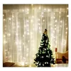 Led Strings 300Leds 9.8Ft X 3X lumières mariage noël chaîne fête d'anniversaire en plein air maison décorative fée rideau guirlandes goutte De Otcav