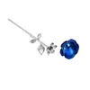 Chains IJU002 Stainless Steel Cremation Leaf Blue Flower With Box Souvenir Multi Colorful Gift1
