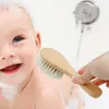 Shampooing pour bébé brosse de bain bain de bébé pour enfants frotter le dos gommage bain propre lavage protection laine brosse1223952