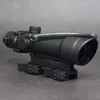 Tactical 5x35 Fiber Prism Optics Rifle Scope Quick Release QD 20mm Weaver Picatinny Rail Mount Hunting Shooting Riflescope