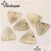 Charms Zinc Alloy Golden Hollow Exaggerated Geometry Linker Connector For Diy Jewelry Earrings Making Finding Accessories Drop Deliv Dh1Tp