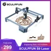 Printers SCULPFUN S10/S9 Laser Engraving Ultra-thin Beam Shaping Technology Acrylic Engraver Cutting Machine 410x420mm