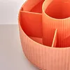 Boîtes de rangement Boîte de couleur solide Rotation à 360 degrés 5 grilles