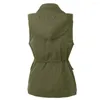 Women's Vests Stylish Autumn Vest Single-breasted Lady Coat Sleeveless Plus Size Women Thermal