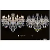 Chandeliers Modern Crystal Chandelier Living Room Lustres De Cristal Decoration Pendants And Home Lighting Indoor Lamp Drop Delivery Otr1Q