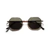 Sunglasses Frames Fashion Luxury Pink Lens Round Retro Polygon Men Women Vintage Small Frame Mirror Color Oculos DeFashion Seae22