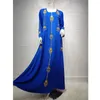 Vêtements ethniques musulman Ramadan Eid broderie Abaya islamique longue Robe femmes arabe Maxi Robe caftan moyen-orient dubaï turc printemps