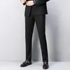 Ternos masculinos Blazers Business Casual Suit Pants Slim On Iron Stret