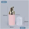 Opslagflessen potten 10 stcs 30 ml matroze roze schuimende fles lege schuimpomp cosmetische reiniger zeep dispenser navulbare druppel dhk0s