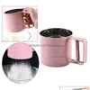 Baking Pastry Tools Handheld Flour Sifter With Handle Household Stainless Steel Shaker Strainer For Tool Kitchen Accessories Drop Dhnit
