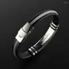 Bangle Stainless Steel Bracelet Men's Fashion Personality Smooth And Women's Handwear Bangles