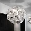 Lampes suspendues Creative Laser Shell Lumières Lampe de mode moderne Salon Salle à manger Complexe Escalier Éclairage Lustre
