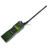 Auricular t￡ctico AN/PRC152 Dummy Airsoft Radio Caza Caza CS Wargame Tri PRC 152 Modelo de radiotel￳fono Plastic para Baofeng UV3R DR DHSZ1
