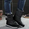 Boots 2022 Winter Women Snow Platform مقاومة للماء دافئة غير زرقاء من الفراء السميك من القطن رجال مريح 221215