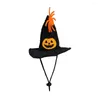 Dog Apparel Pet Cat Witch Hat Bandana Cosplay Prop Halloween Bat Fancy Dress Costume Outfit Wings Costumes Po Props Headwear