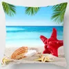 Pillow Case 40x40cm Polyester Beach Landscape Print Pillowcase Home Decor Car Sofa Cushion Cover