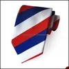 Krawaty szyi 8 cm swobodne dla mężczyzn chude krawat moda poliestrowa kasztanowa krawat krawat biznesowy szczupły koszulę