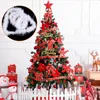 Decorações de Natal 5 PCs 2m Tree Feather Xmas Ribbon Strip Party Garland 2023