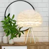 Table Lamps Nordic Feather Lamp Living Room Bedroom Romantic Wedding Decoration
