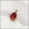 Charms Vintage Fashion Colorf K9 Crystal Glass Penent для ожерелья с серы