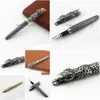 Penne stilografiche Creative Jinhao Pen Office Writing Gifts Concept Texture ondulata Inchiostro 2 colori Possono scegliere Gift1 Drop Delivery School Busin Dhwjy