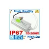 照明変圧器高品質12V 200W 150W 100W 60W 45W 30W 20W 10W LEDドライバー電源防水屋外IP67 DHS 10PCS OTYGS