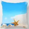 Pillow Case 40x40cm Polyester Beach Landscape Print Pillowcase Home Decor Car Sofa Cushion Cover