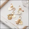 Key Rings Cute Pearl Shell For Girl Creative Small Gifts Ins Metal Jewelry Pendant Keychain Ladies Fashion Accessories Drop Delivery Otpgs