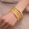 Braccialetti della sposa dell'oro dei braccialetti di cerimonia nuziale dei monili delle donne di modo del Dubai del braccialetto 1Pcs/lot 24K